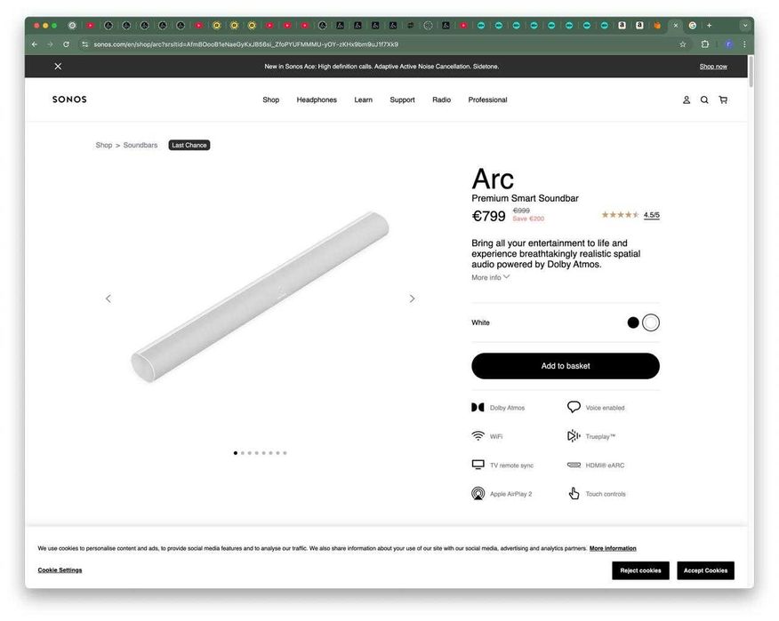 Sonos Arc soundbar