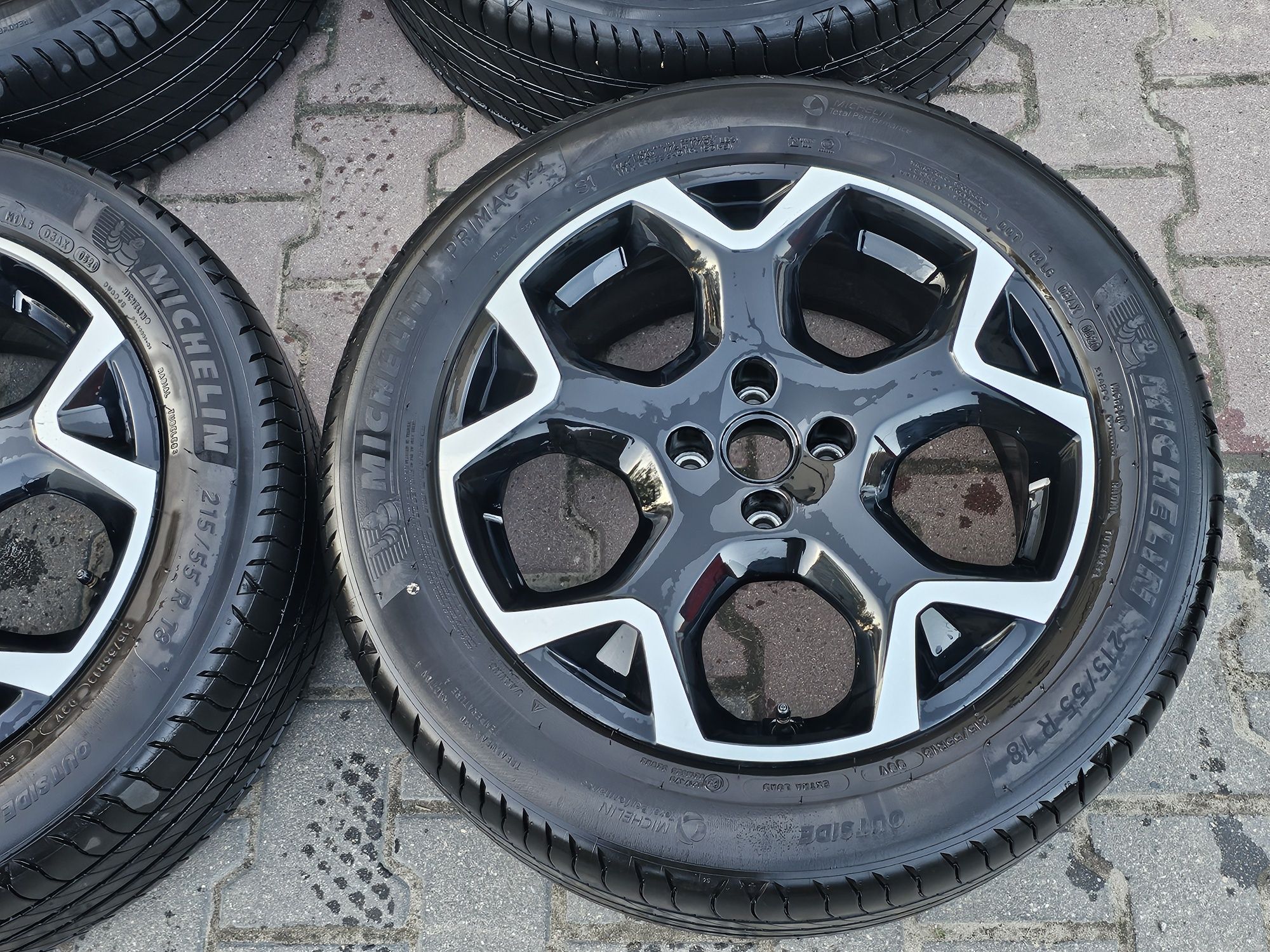 Koła letnie Opel Mokka 4x108 215/55R18 Michelin 7mm jak Nowe