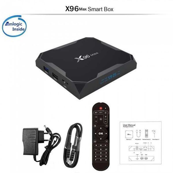 Смарт ТВ приставка X96 Max Plus (4GB/64GB) (*У наявності*)