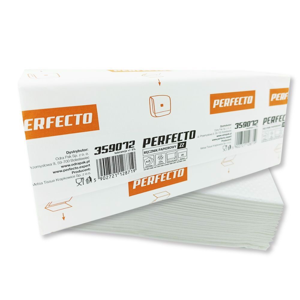 ręcznik papierowy biały zz perfecto 1 binda