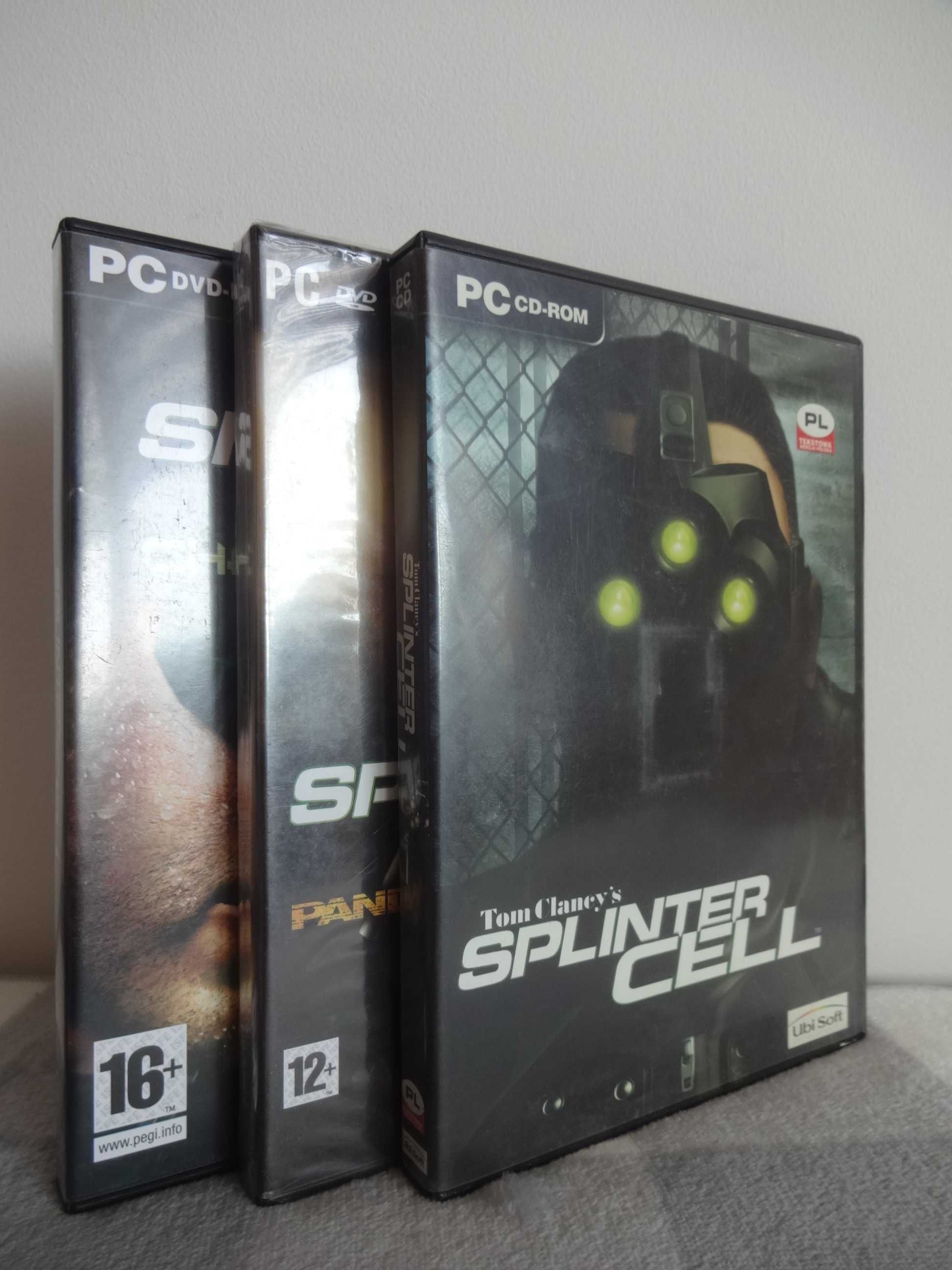 Tom Clancy's Splinter Cell, Pandora Tomorrow, Chaos Theory TRYLOGIA PC
