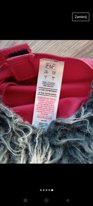 Strój karnawałowy Wilk