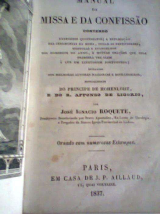 Livro manual da missa de 1937