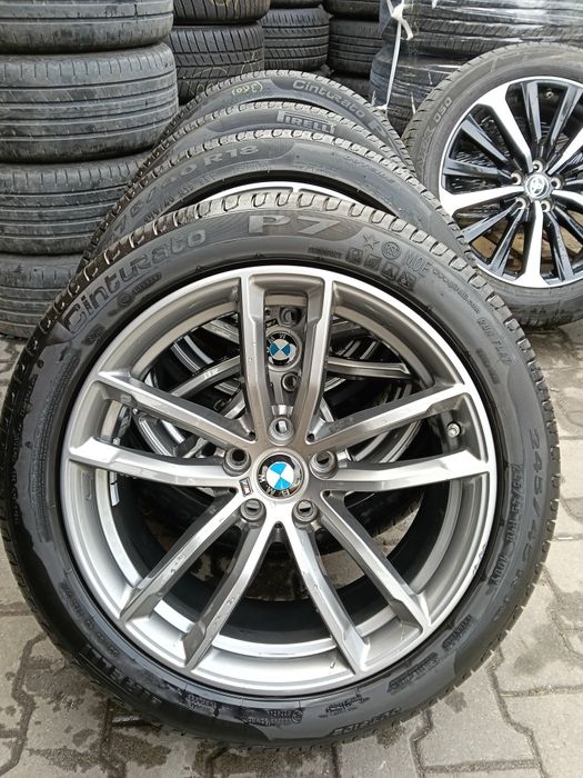 Koła aluminiowe oryginał BMW 5x112 Pirelli 2 szerokość