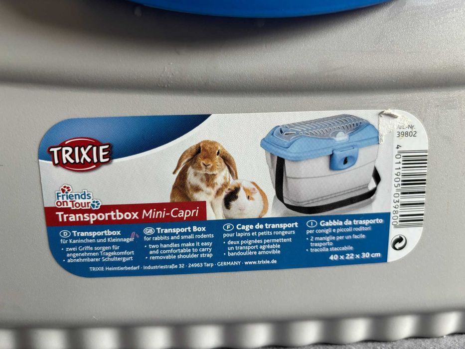 Transporter dla królików oraz innych małych zwierząt