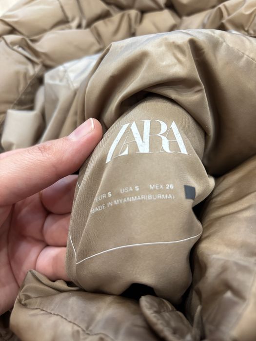 Пуховик zara розмір s