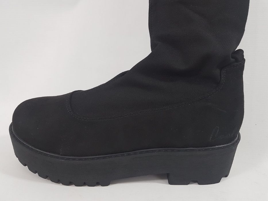 COOLWAY kozaki damskie czarne ZA KOLANO ROZ 40