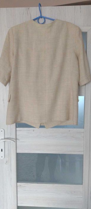 Elegancka letnia garsonka, komplet,  – rozm. ok. 46/48