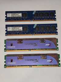 2 x Kingston HYPER DDR2 + 2 gratis !