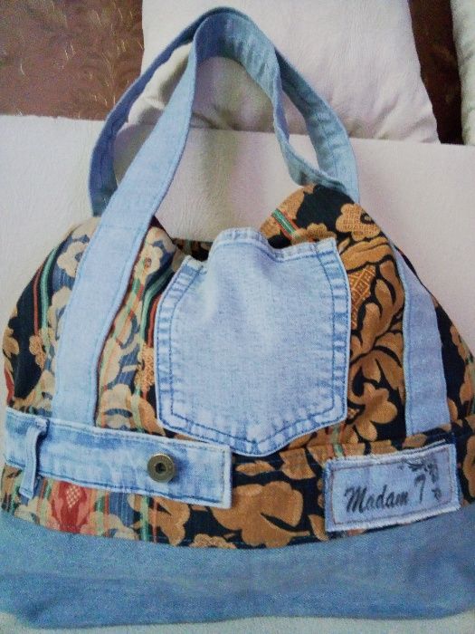 Модная Новая Сумка - ручная работа(джинс)