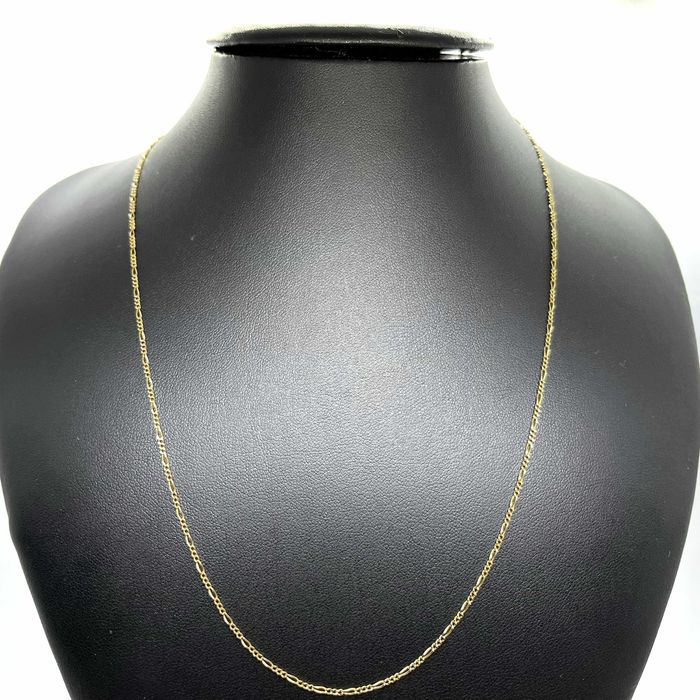 Złoty Łańcuszek Próby 585 1,94g Długość 48cm Figaro Ocechowany