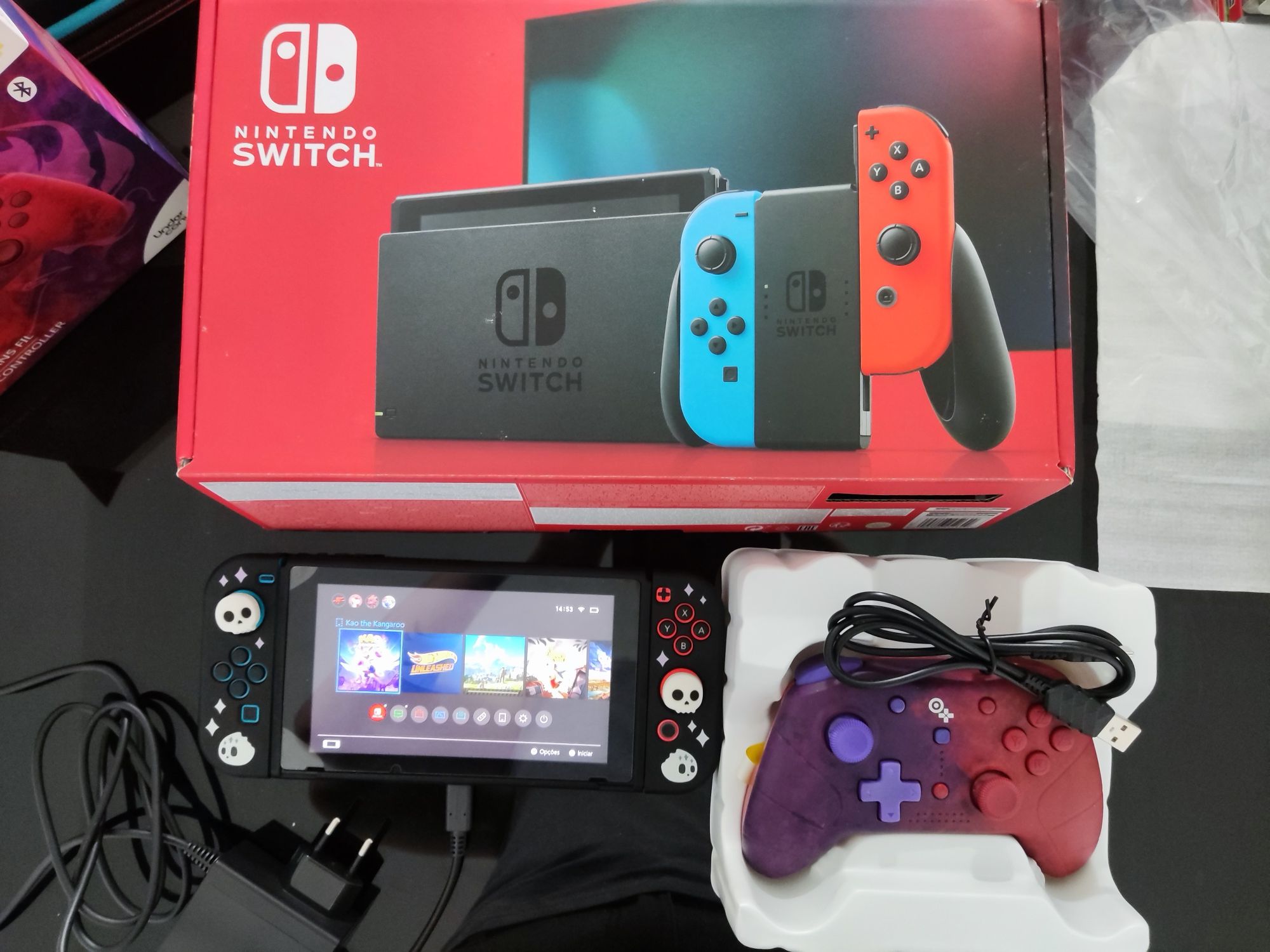 Pacote de nintendo switch/jogos