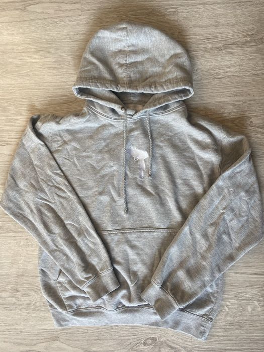 Szara bluza z kapturem z pistoletem Rareeverywhere Uzi