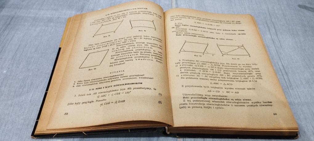 Geometria z trygonometrią dla zasadniczych szkół zawodowych z 1960 rok