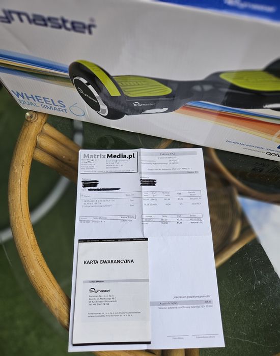 Hoverborad Elektryczna Deskorolka Skymaster Dual smart