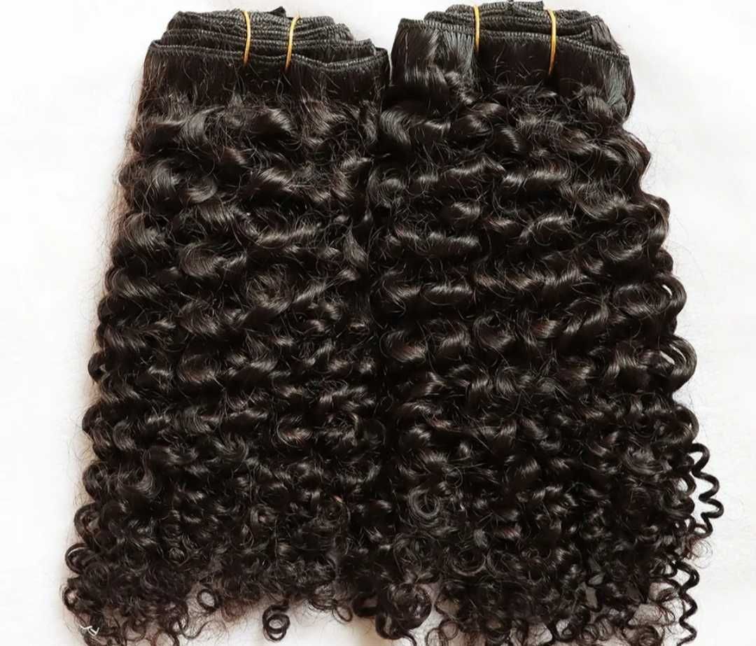 Cabelo humano cacheado profundo