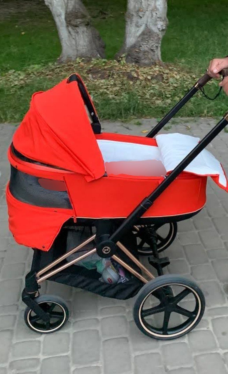 Коляска 3 в 1 Cybex Priam Autumn Gold