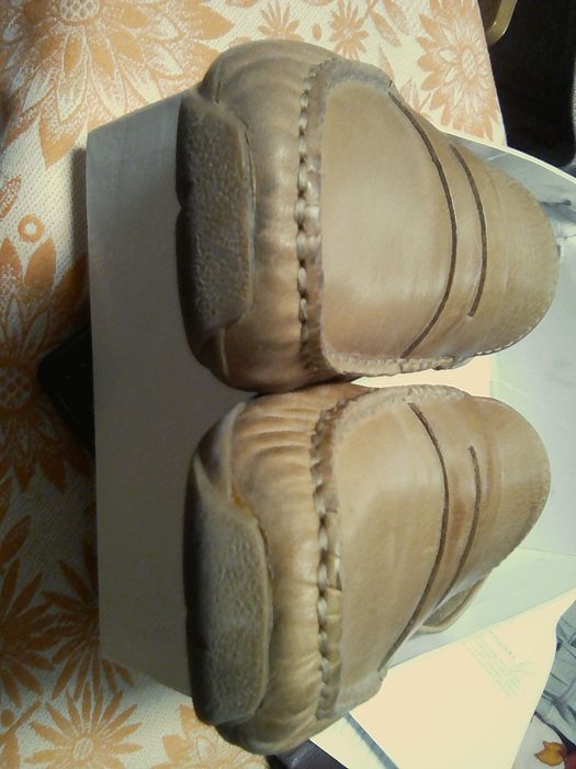 Мокасины, туфли, слипоны "Clarks", р.41, натур кожа