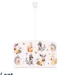 Lampa wisząca do pokoju dziecka zwierzątka