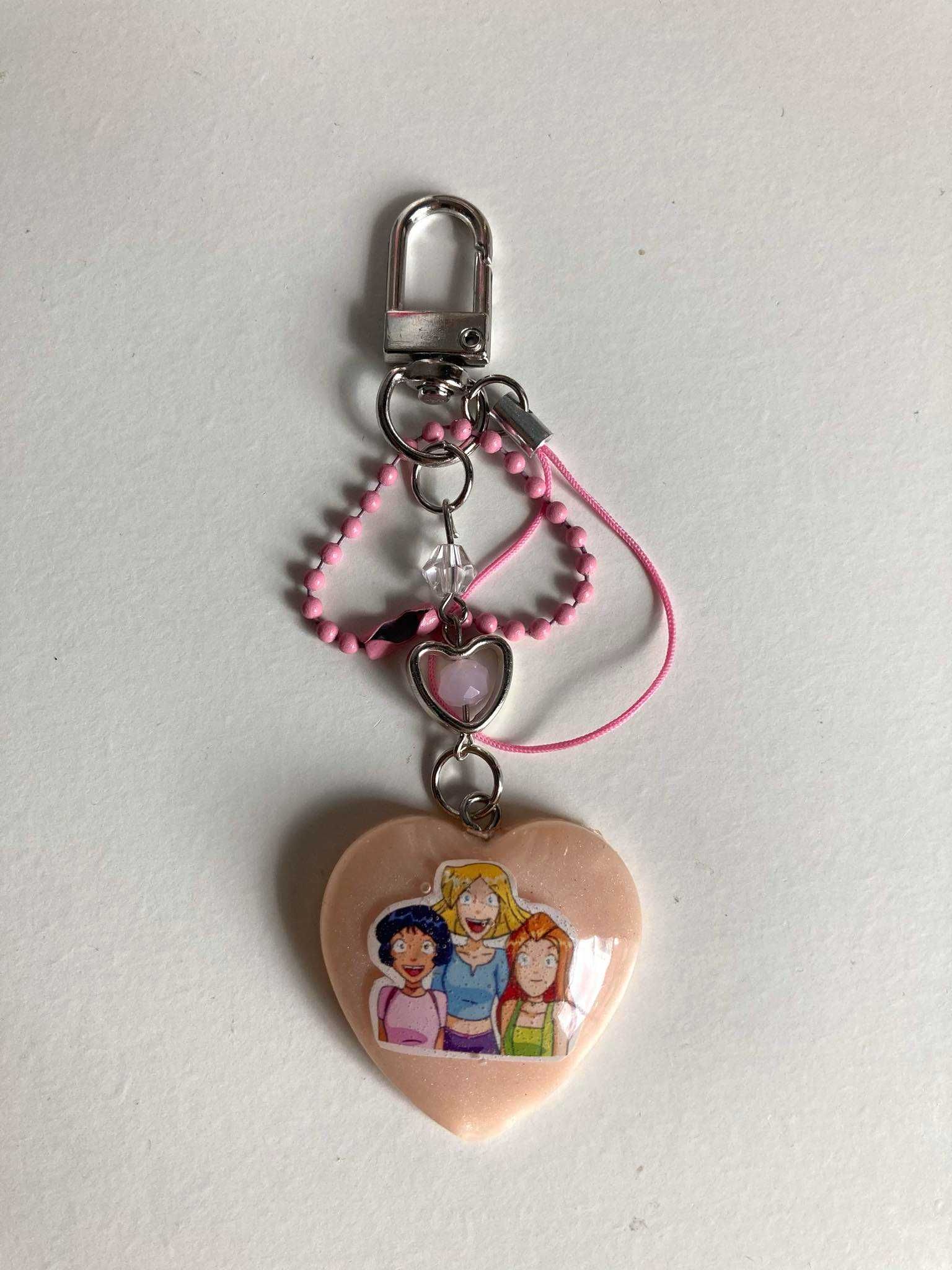 brelok odlotowe agentki totally spies z żywicy breloczek y2k