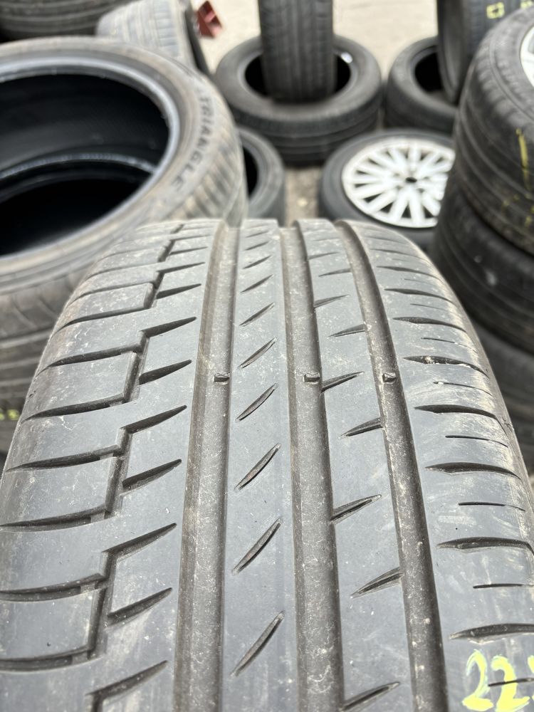 225/50 R18 letnie 4szt CONTINENTAL 7.5mm 2022 montaz wysylka