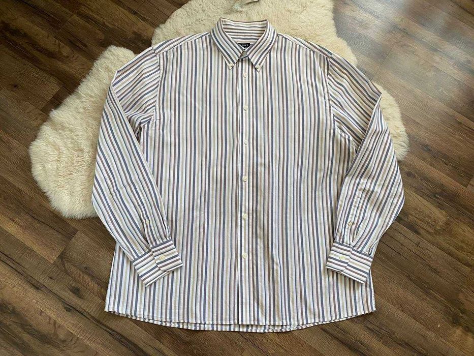 Чоловіча сорочка Jaeger XL з бавовни, у смужку