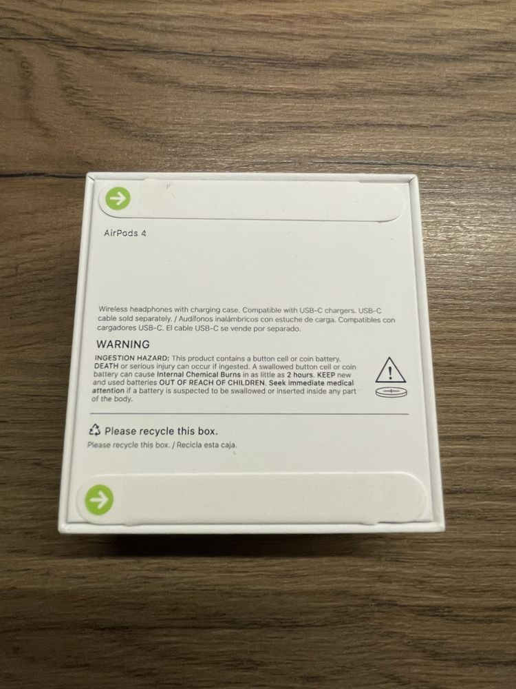 AirPods 4 Apple A3050 - nowe, nie otwierane
