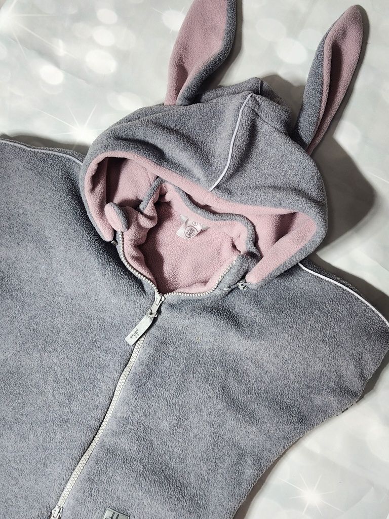 Ponczo samochodowe Patulove Funny Bunny Pink rozm s