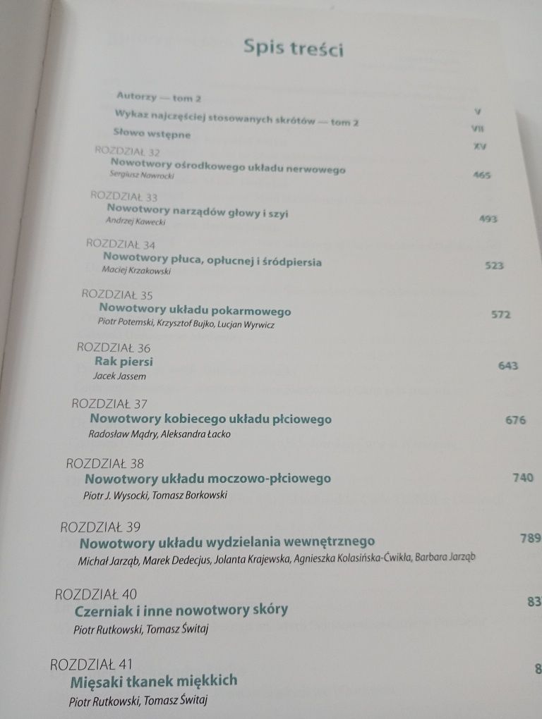 Onkologia kliniczna - Krzakowski t.1,2