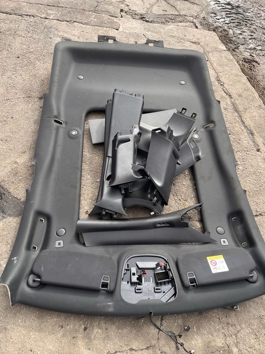 Jeep grand cherokee wk2 podsufitka alkantara czarna