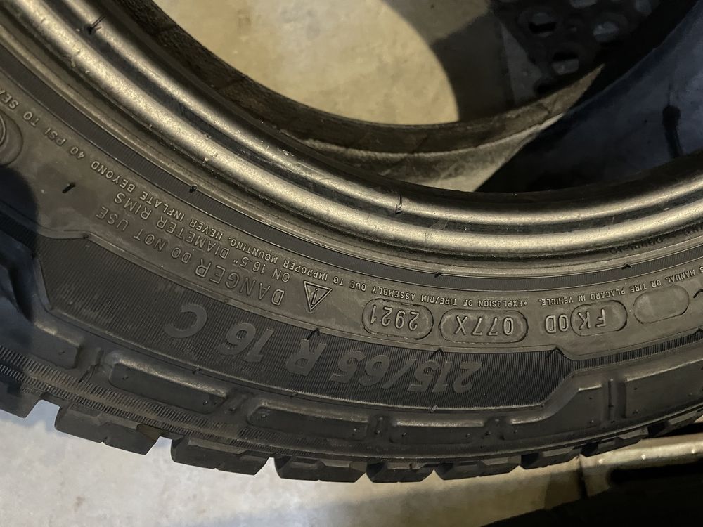 2szt opony 215/65/16c michelin agilis crossclimate 2021 rok