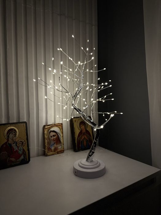 Світлодіодне декоративне деревце лед нічник