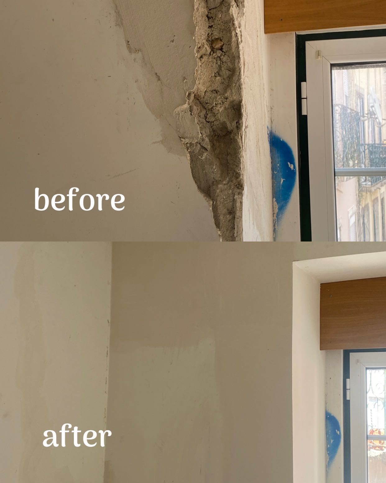 Pladur, Remodelações, melhoramentos e reparações 
Pintura