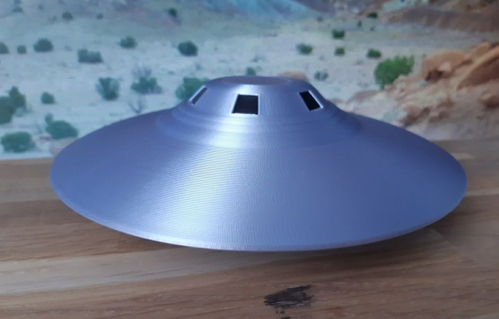 Modelo do OVNI do Bob Lazar