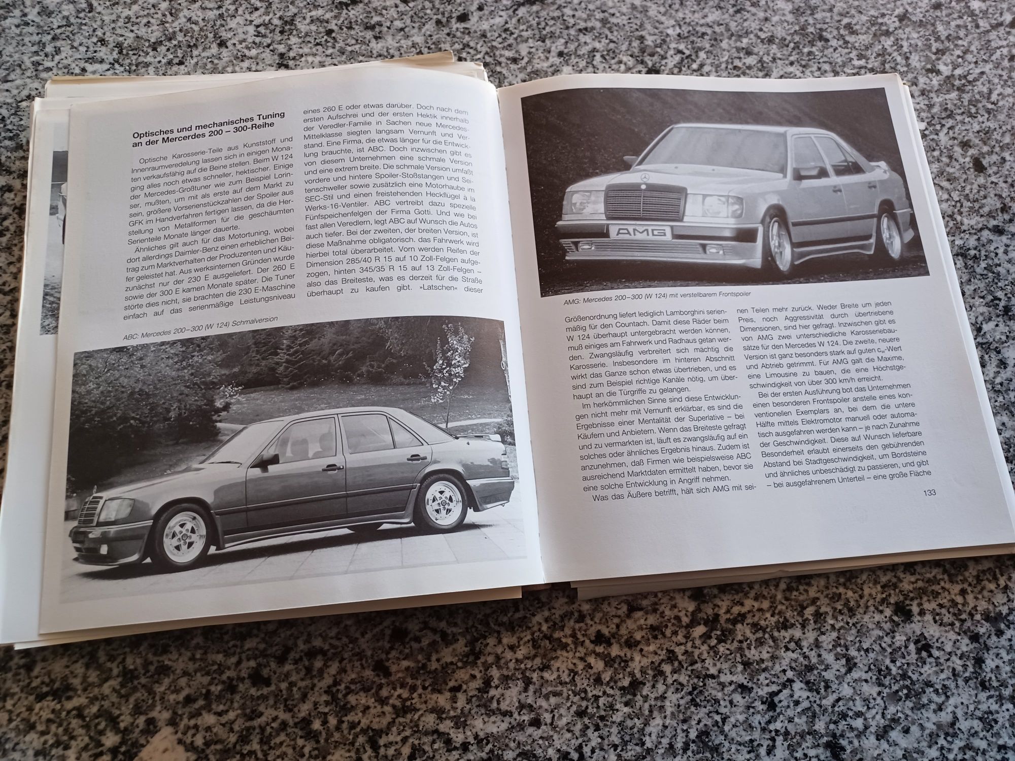 Livro Mercedes-Benz da época 80's, 90's