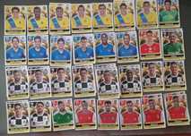 Lote de cromos "Futebol 2016/2017" (lista na última foto)