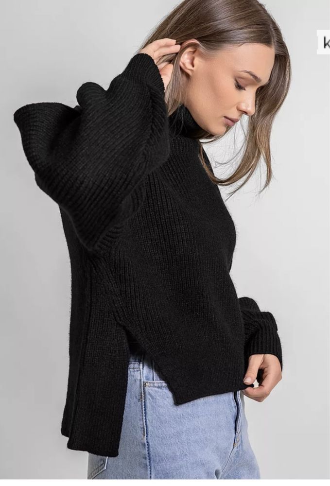 Czarny Sweter rozmiar uni