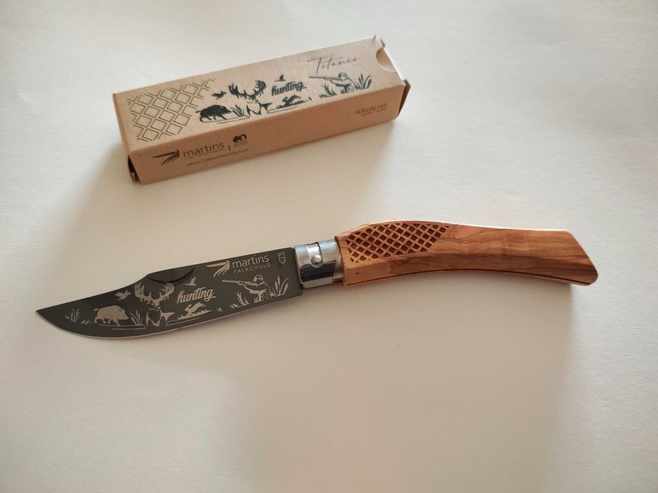 Navalha ECO L temática caça titanio MARTINS