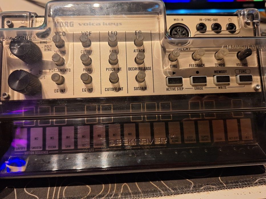 Korg Volca Keys e Modular sintetizador