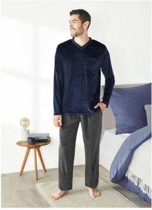 Флісові та котонові чоловічі піжами Livergy розміра від S до 2XL
