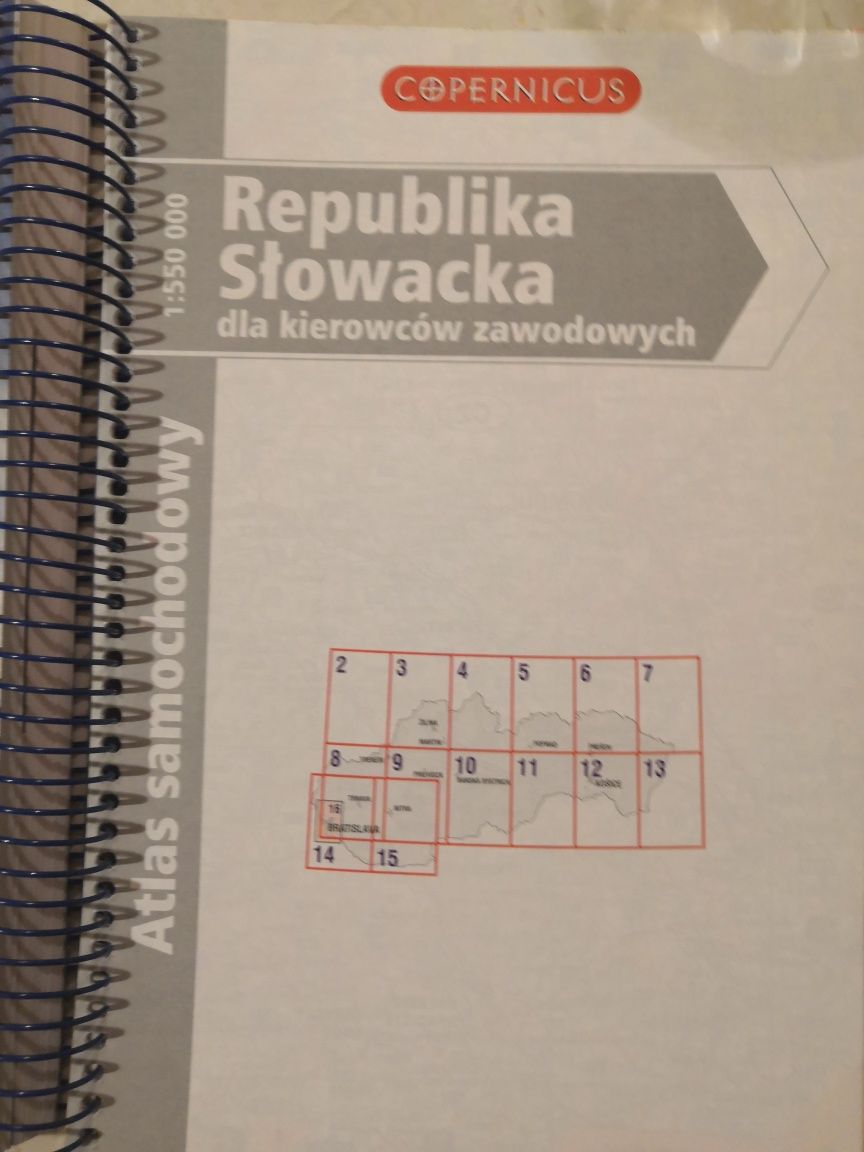 Atlas samochodowy Polska, Niemcy, Czechy, Słowacja, Litwa