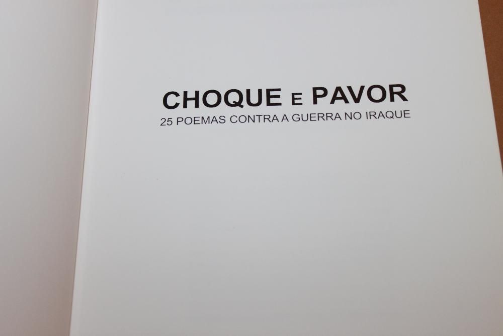 Choque e Pavor -25 Poemas Contra a Guerra no Iraque-POESIA-