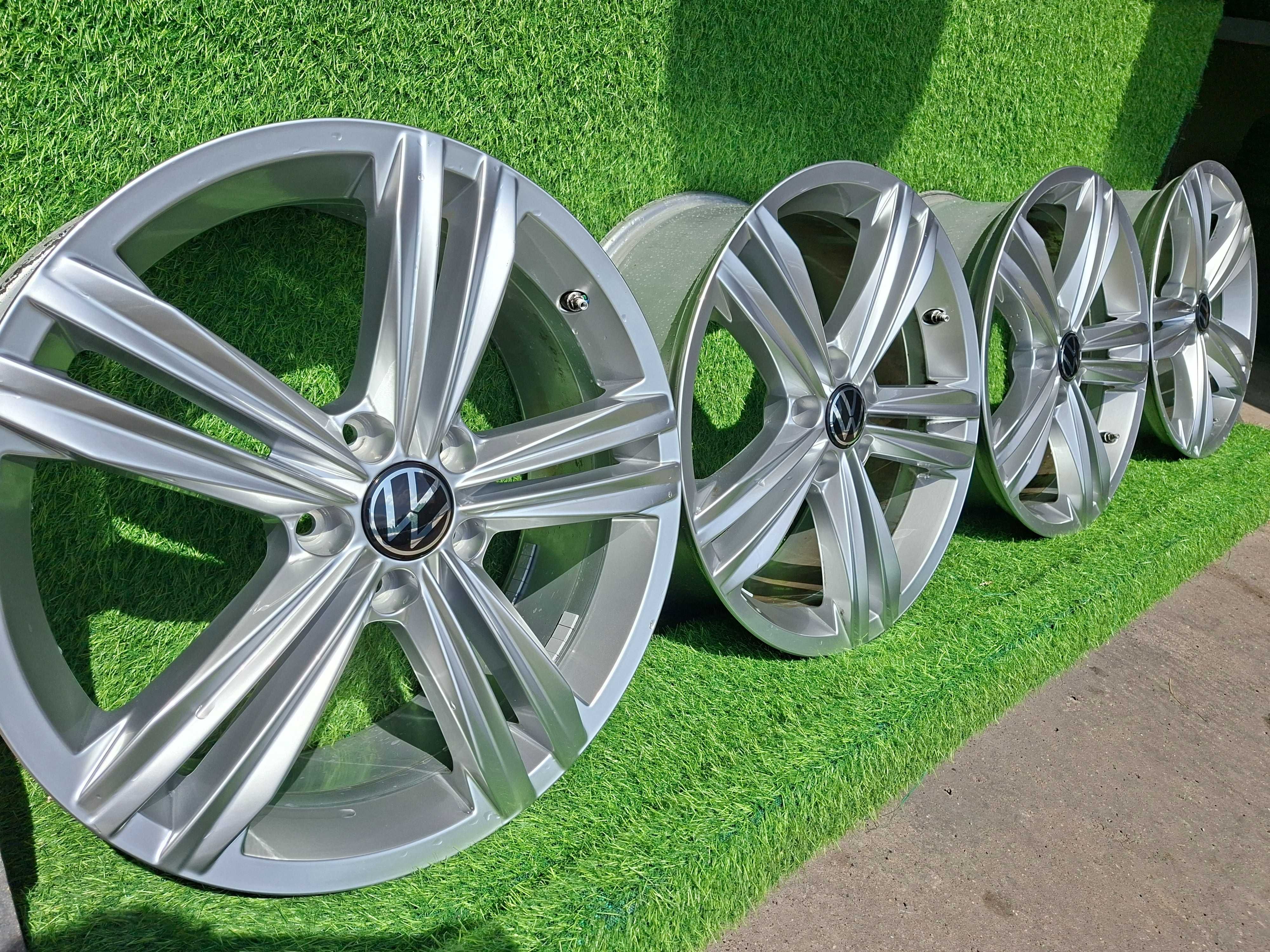 [A140] ALUFELGI 18' 5x112 ORYGINAŁ VW Tiguan,T-Roc,Passat,Touran,Caddy