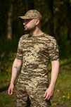 Футболка чоловіча з кишенею на плечі піксель, military стиль