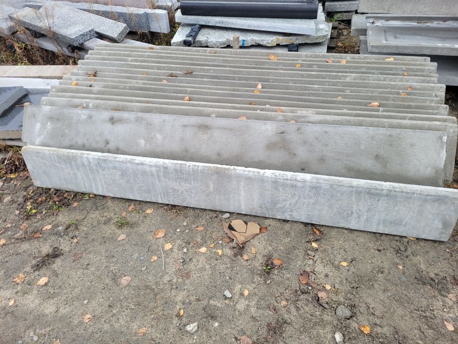 Płyty betonowe ogrodzeniowe 50x200 zbrojone na płot chodnik do garażu