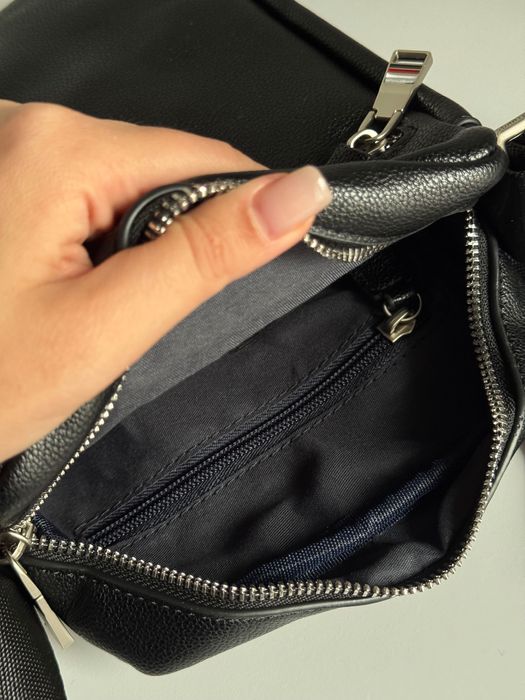 Чоловіча сумка шкіряна барсетка Томі Tommy