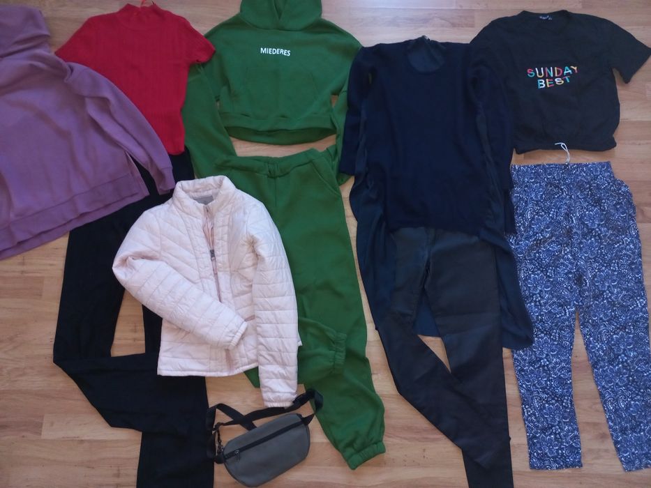 Пакет вещей на девочку 10-11-12 лет куртка, костюм флисовий