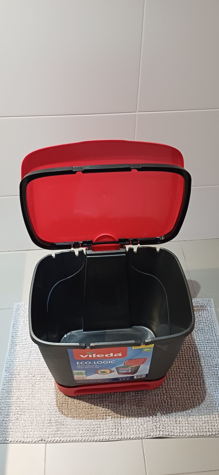 Balde reciclagem Vileda 39 litros