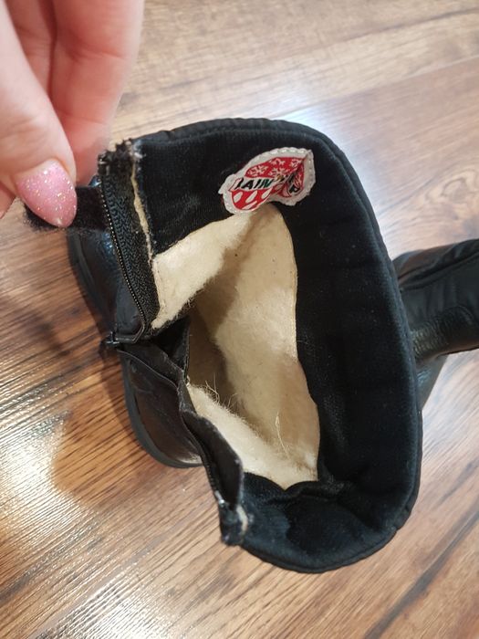 Kozaki, buty zimowe Rain Step dla dziewczynki 24