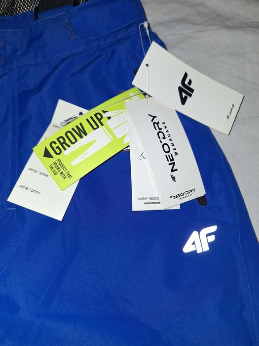 Nowe spodnie chłopięce 4F na sanki rozmiar 146